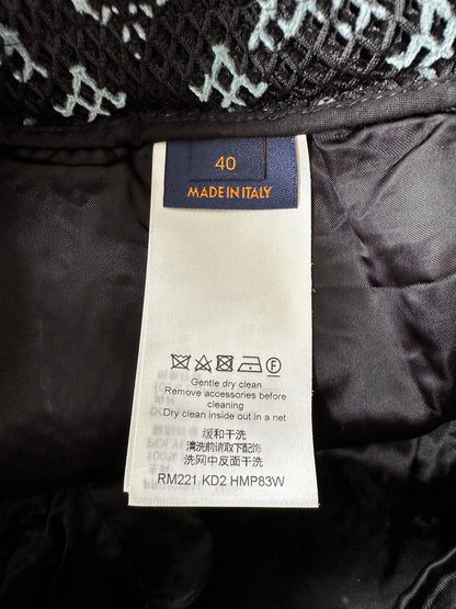 Louis Vuitton Black Rainbow Monogram Mesh Shorts