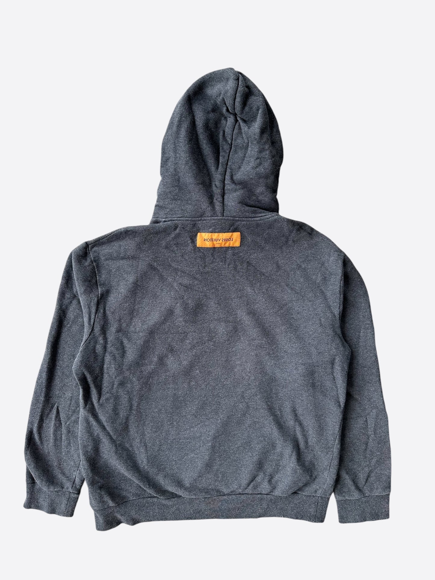 Louis Vuitton Grey & Silver Graphic Hoodie