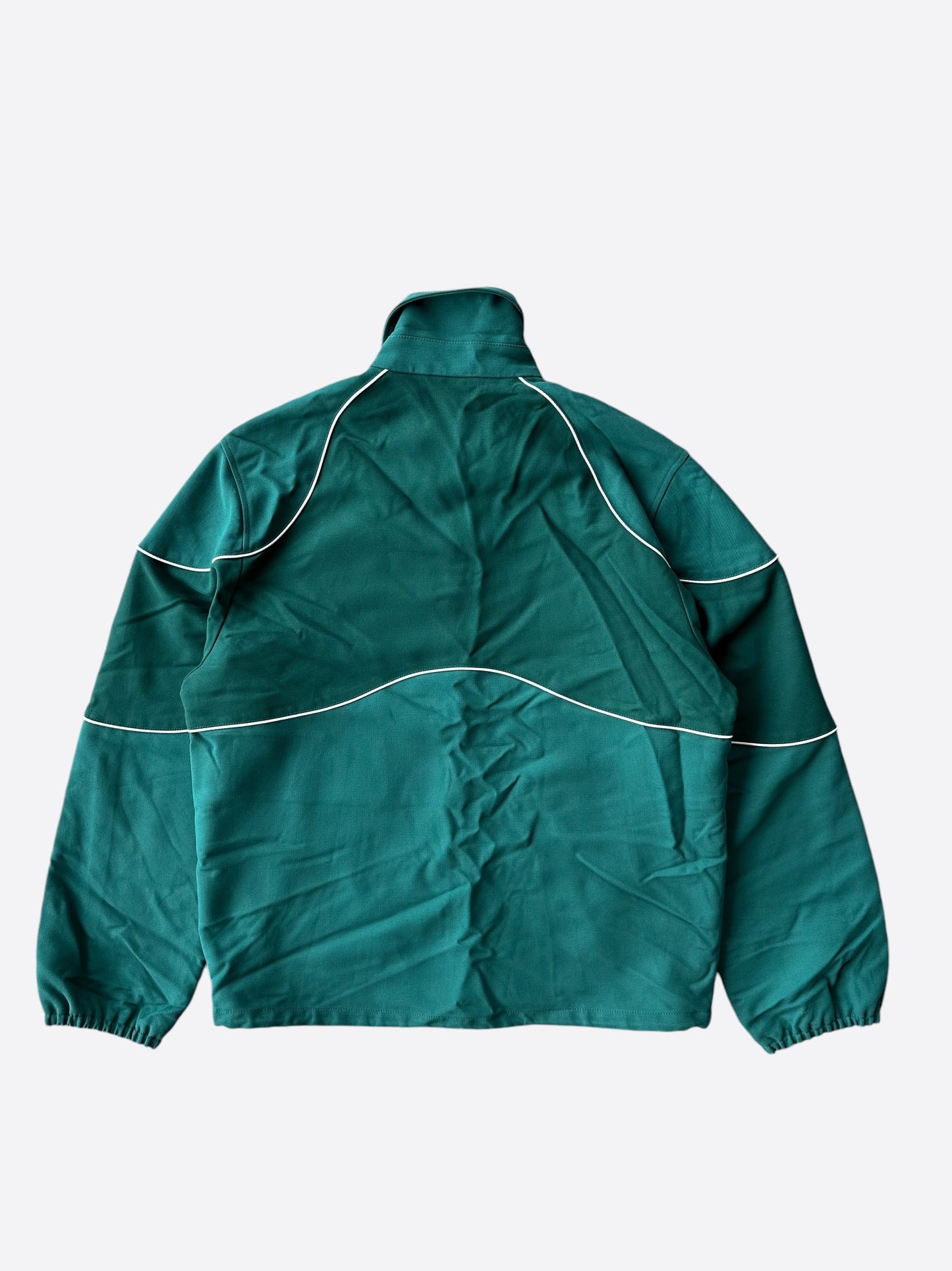 Louis Vuitton Green & White Logo Coach Jacket