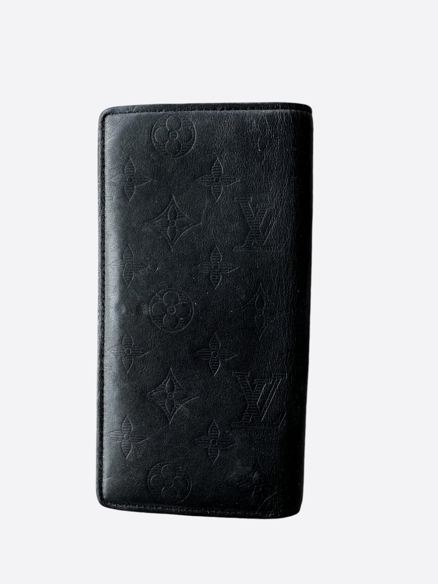 Louis Vuitton Black Shadow Monogram Brazza Wallet