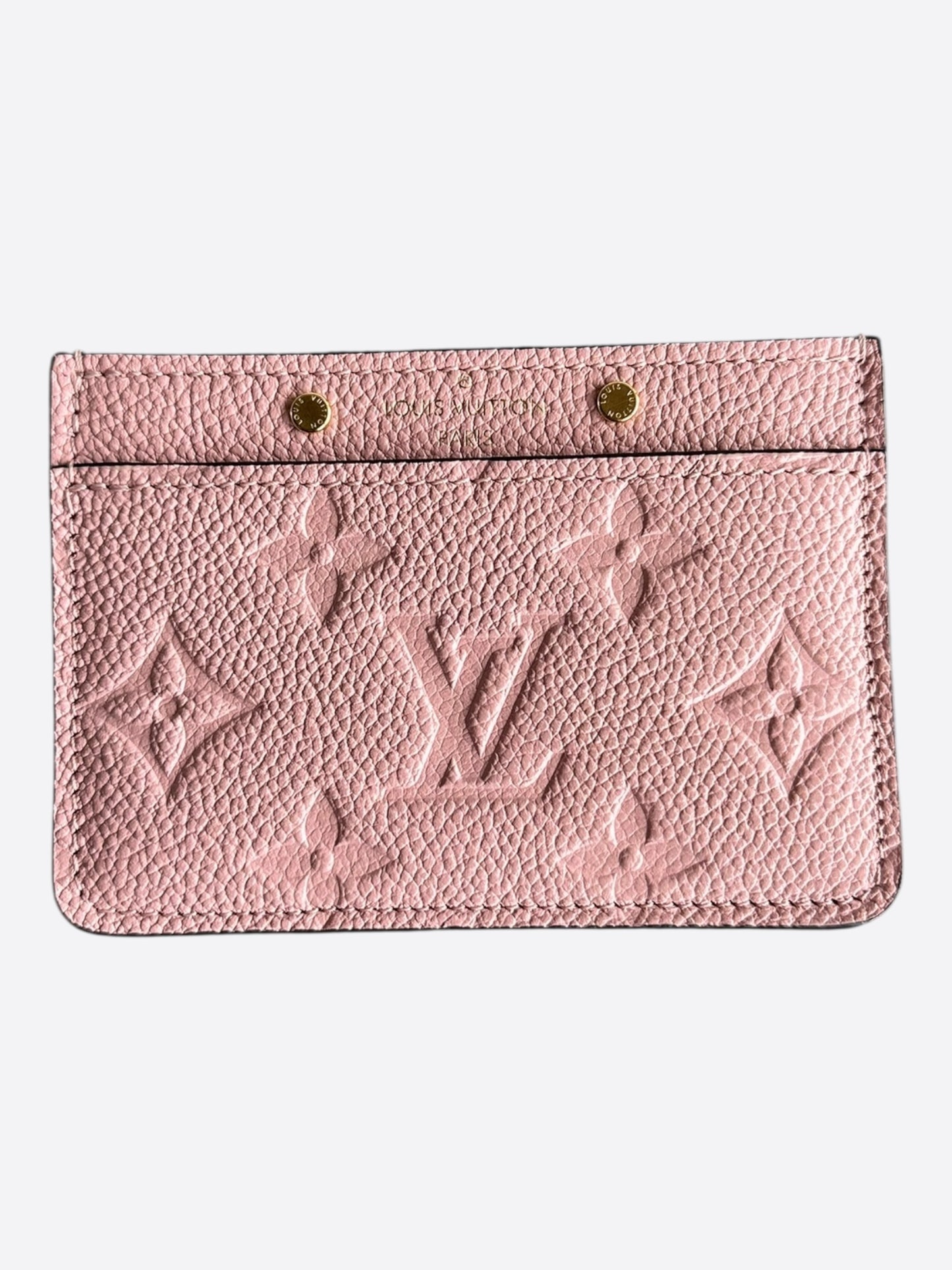 Louis Vuitton Pink Monogram Empreinte Cardholder