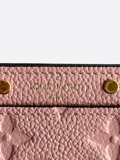 Louis Vuitton Pink Monogram Empreinte Cardholder