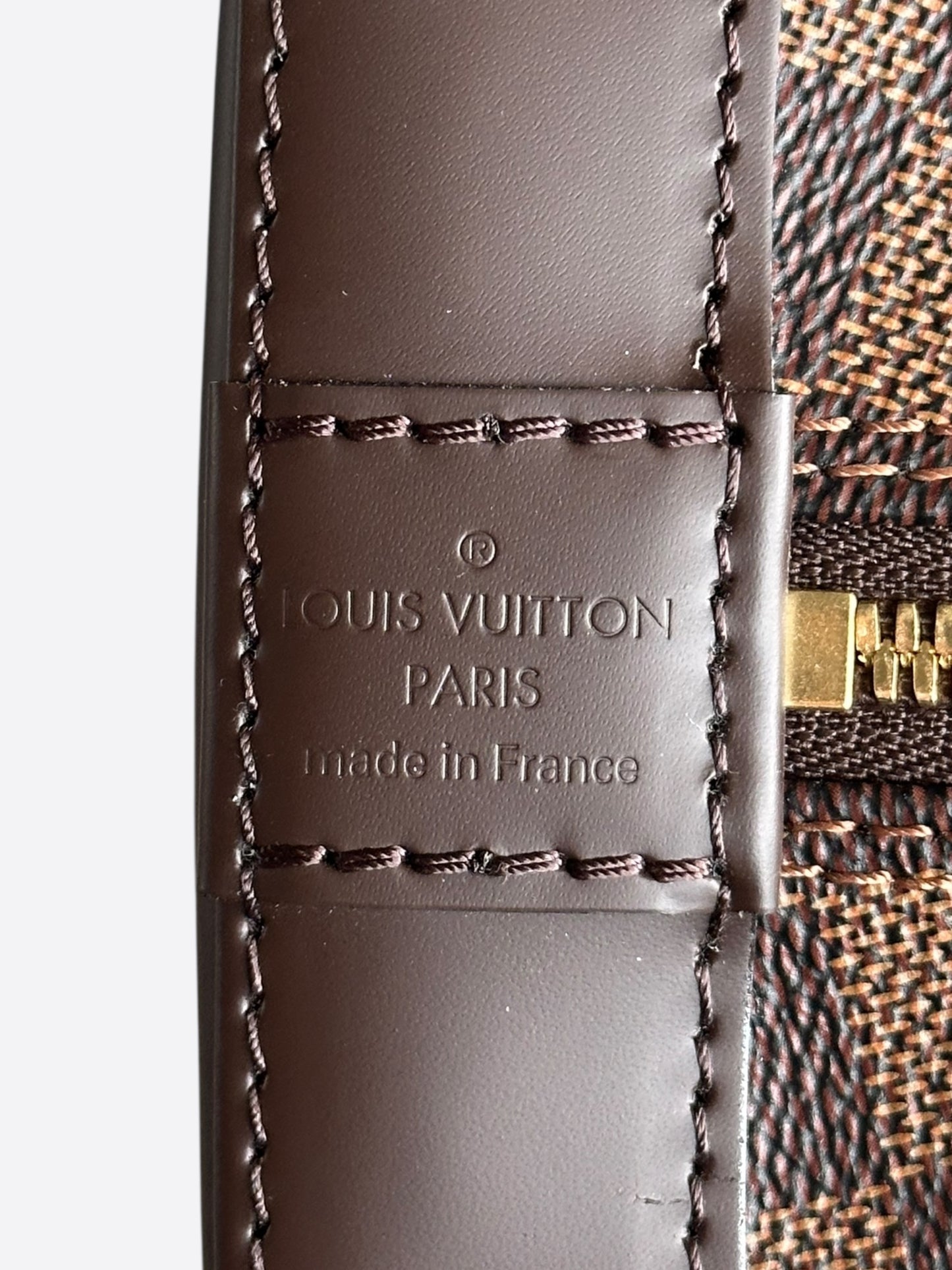 Louis Vuitton Brown Damier Ebene Alma PM