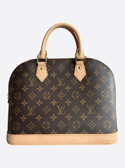 Louis Vuitton Brown Monogram Alma PM