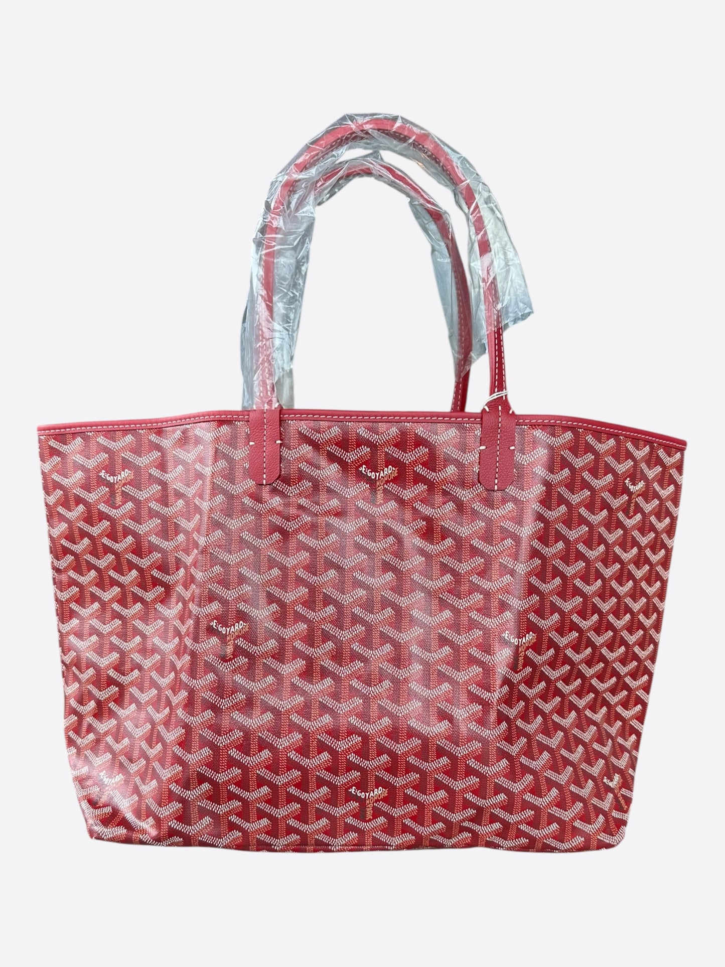 Goyard Red St. Louis Tote Bag