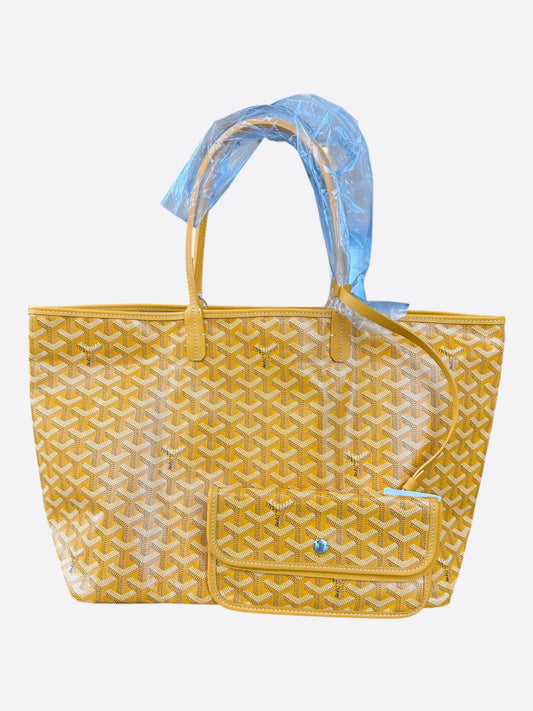 Goyard Yellow St. Louis Tote Bag