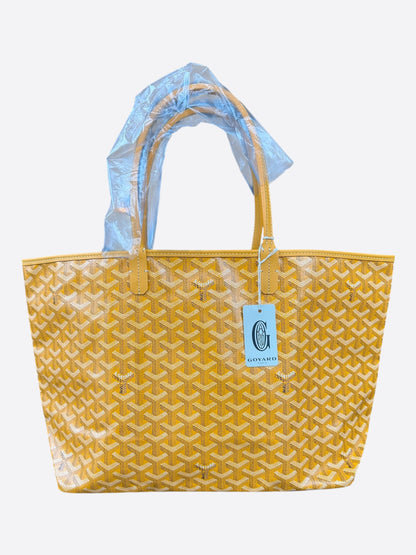 Goyard Yellow St. Louis Tote Bag