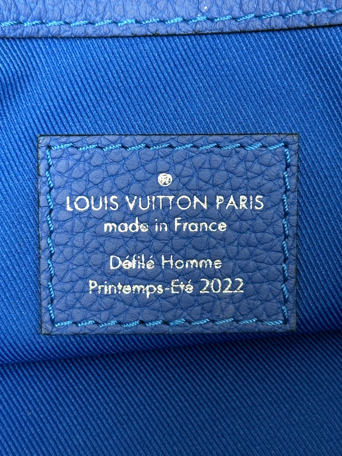 Louis Vuitton Green & Blue Monogram Illusion Keepall 50