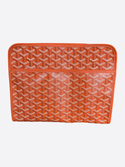 Goyard Orange Jouvence GM Toiletry Bag