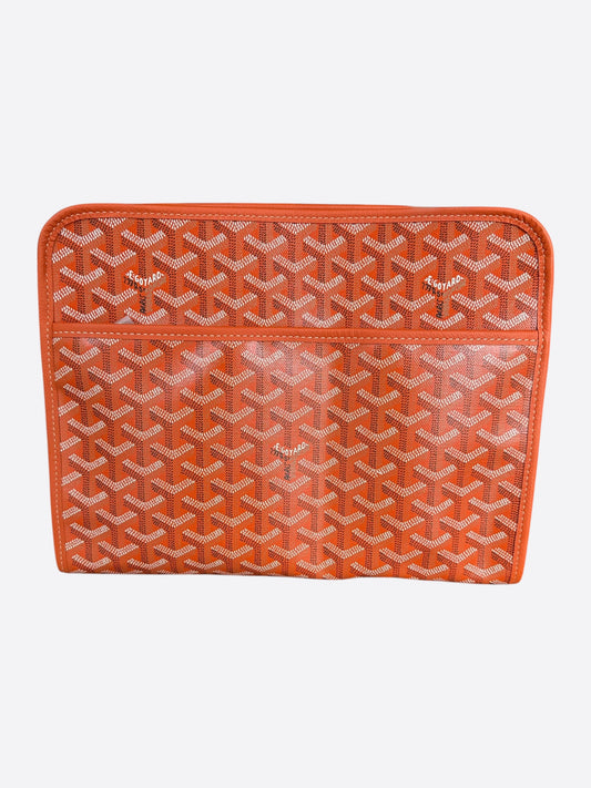 Goyard Orange Jouvence GM Toiletry Bag