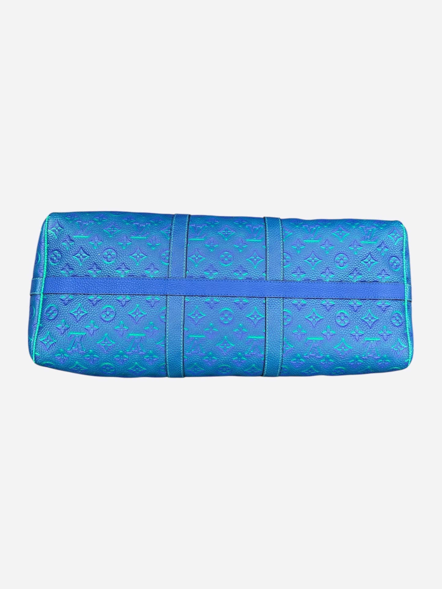 Louis Vuitton Green & Blue Monogram Illusion Keepall 50