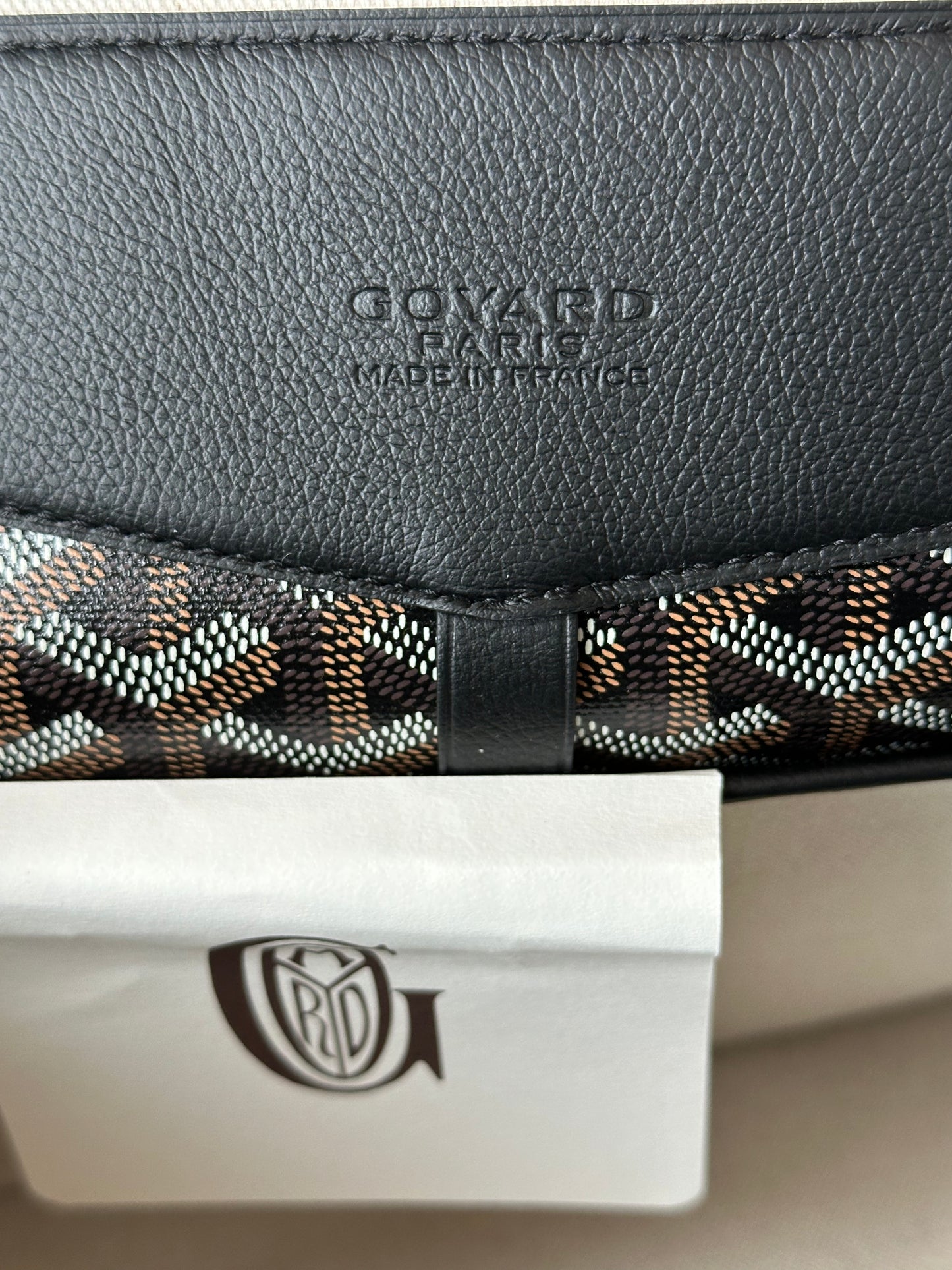 Goyard Black Cisalpin Backpack