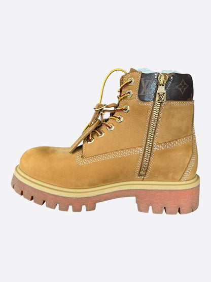 Louis Vuitton Timberland Wheat Monogram Boots