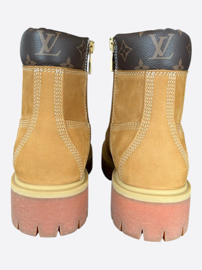 Louis Vuitton Timberland Wheat Monogram Boots