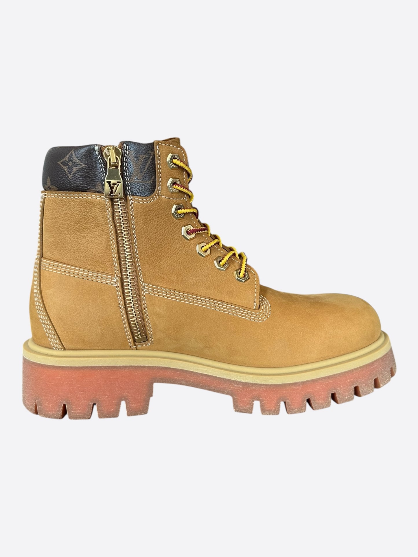 Louis Vuitton Timberland Wheat Monogram Boots