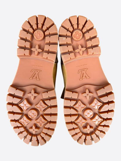 Louis Vuitton Timberland Wheat Monogram Boots