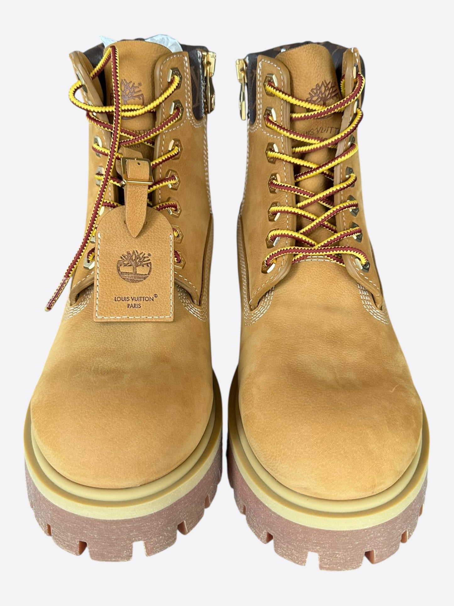 Louis Vuitton Timberland Wheat Monogram Boots