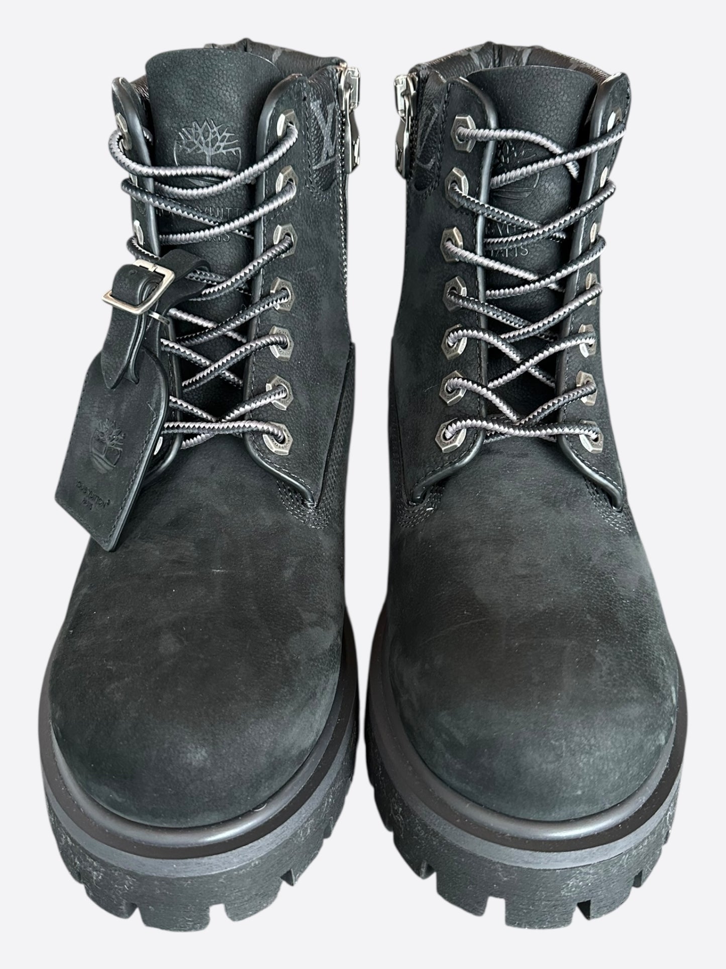 Louis Vuitton Timberland Black Monogram Boots
