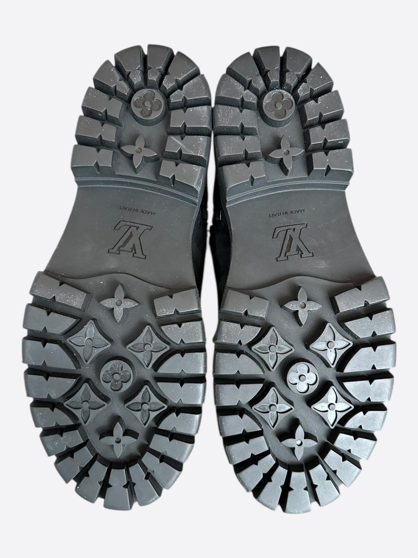Louis Vuitton Timberland Black Monogram Boots