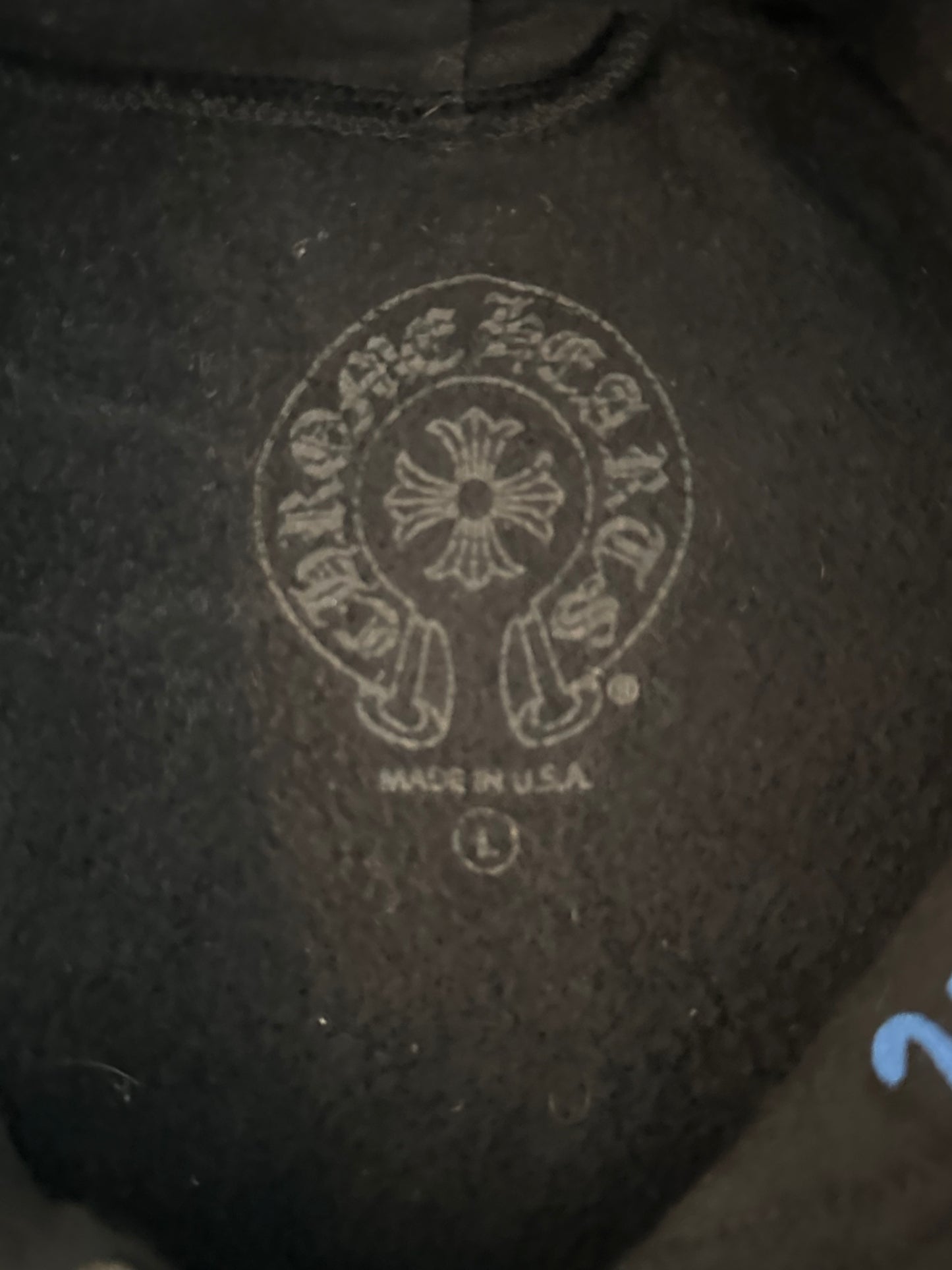 Chrome Hearts Black & Multicolor Stencil Hoodie