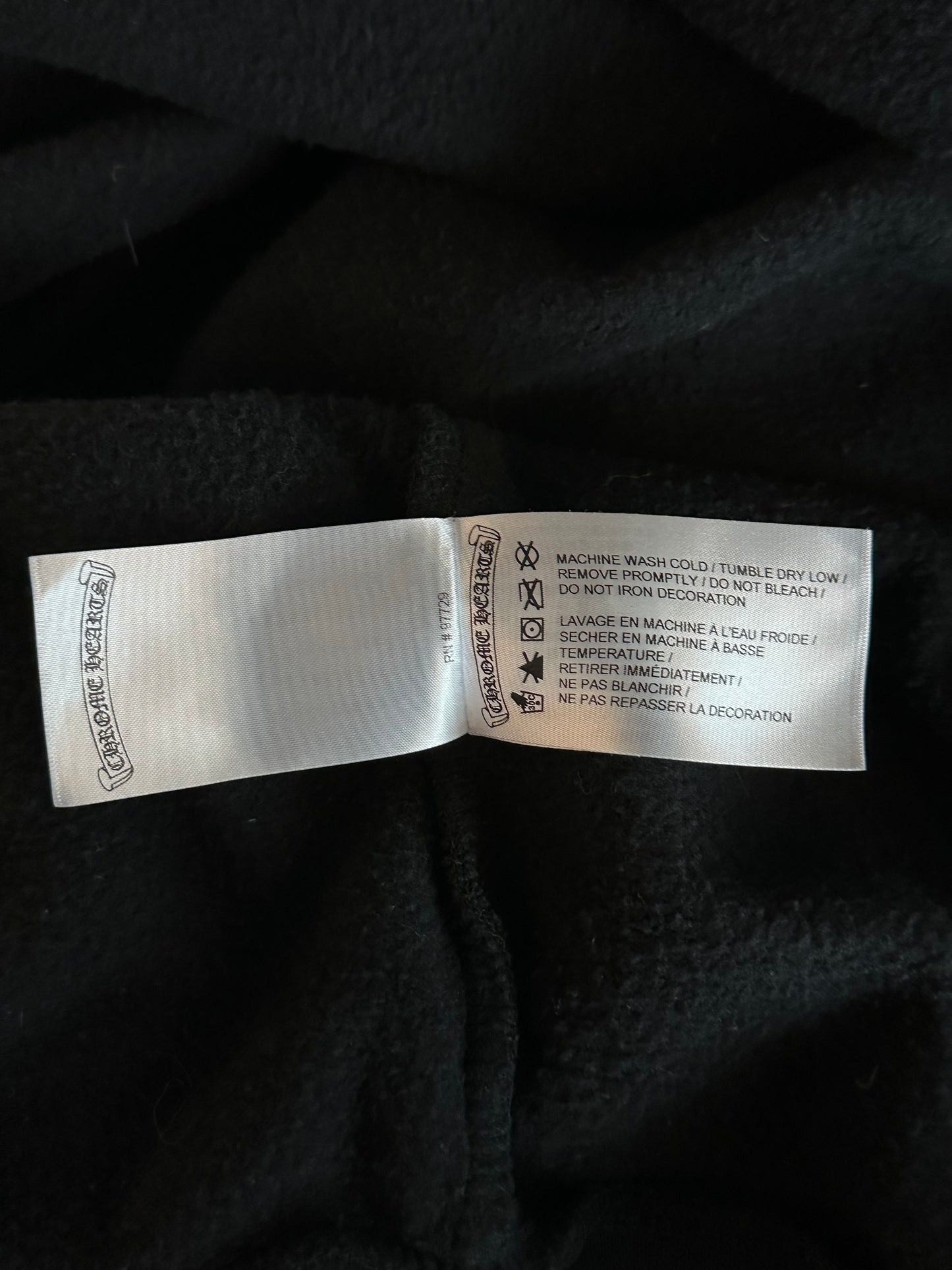 Chrome Hearts Black & Multicolor Stencil Hoodie