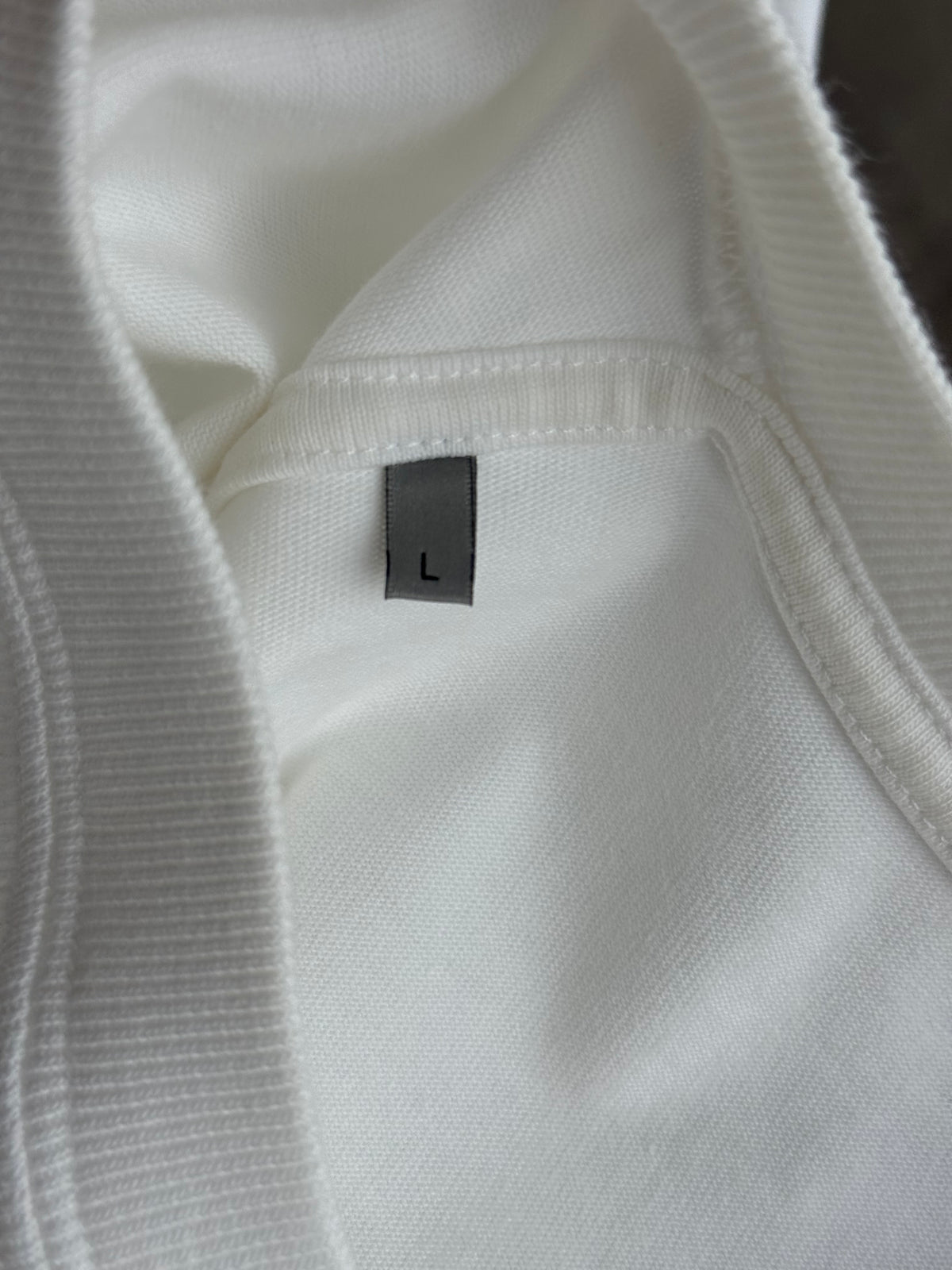 Dior White & Grey Couture Embroidered Logo T-Shirt