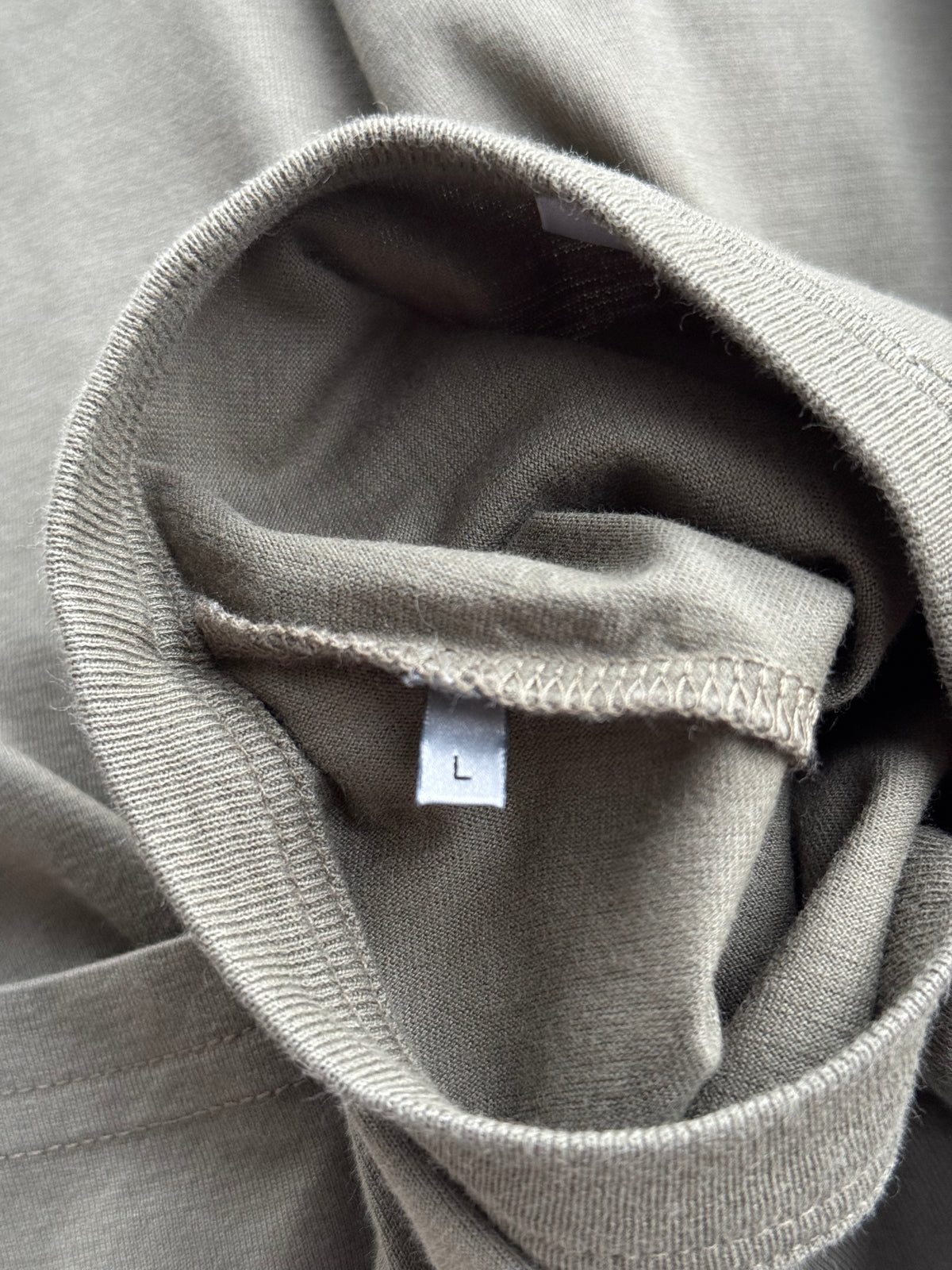 Dior Olive & White CD Icon Embroidered Logo T-Shirt