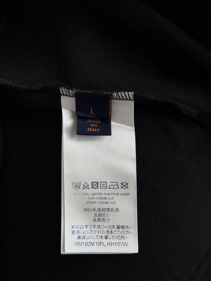 Louis Vuitton Black Barcode Logo T-Shirt