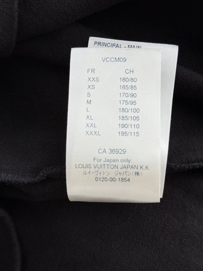Louis Vuitton Black Barcode Logo T-Shirt