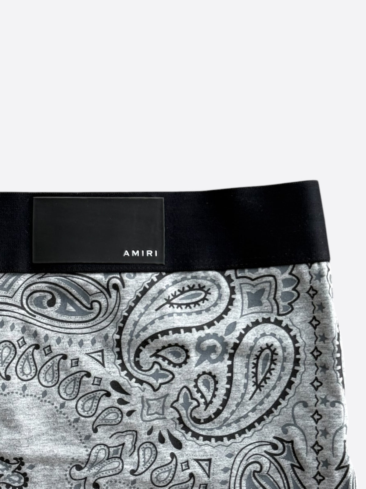 Amiri Grey & Black Bandana Jacquard Boxershorts