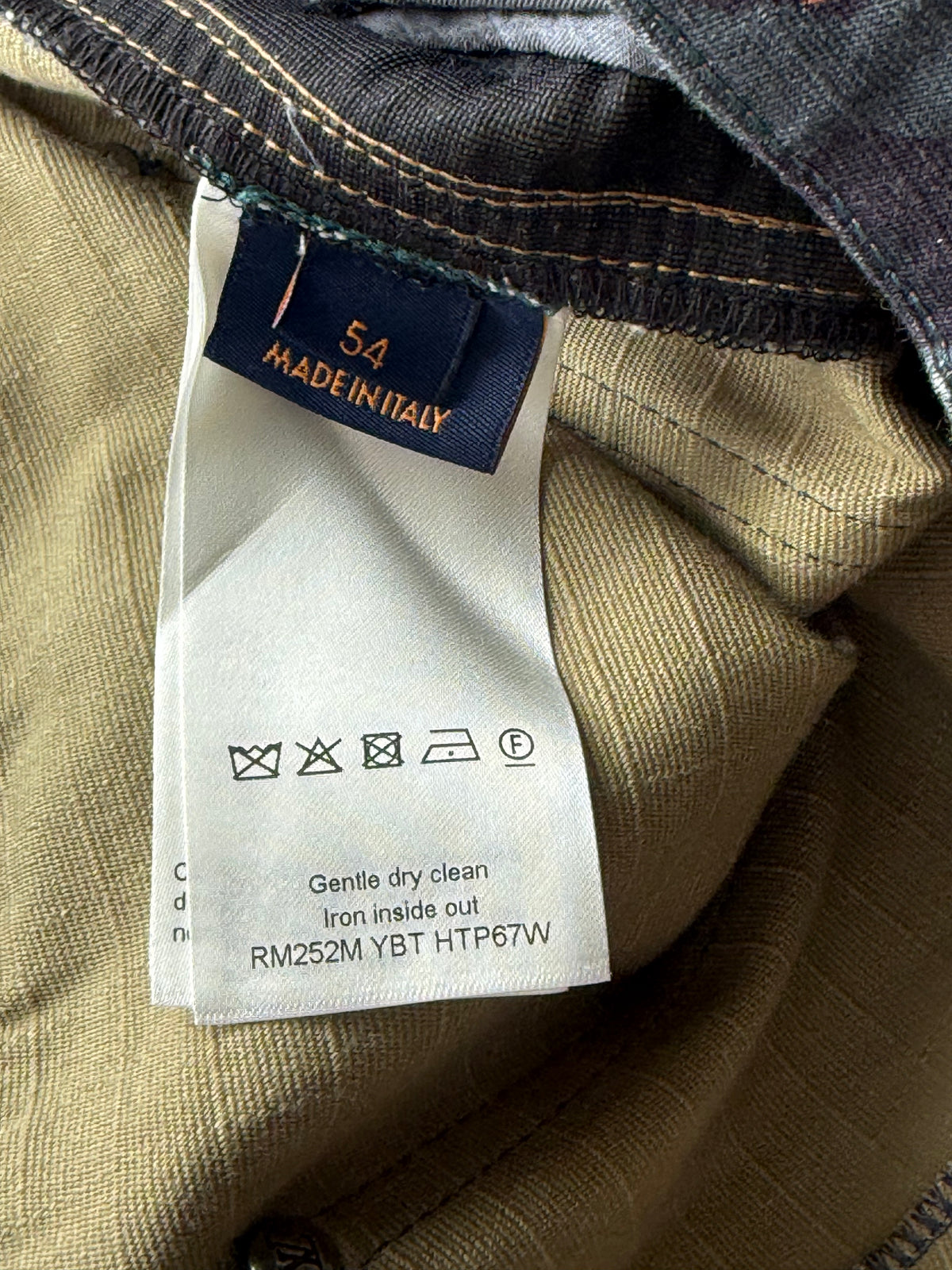 Louis Vuitton Navy & Orange Camouflage Carpenter Shorts