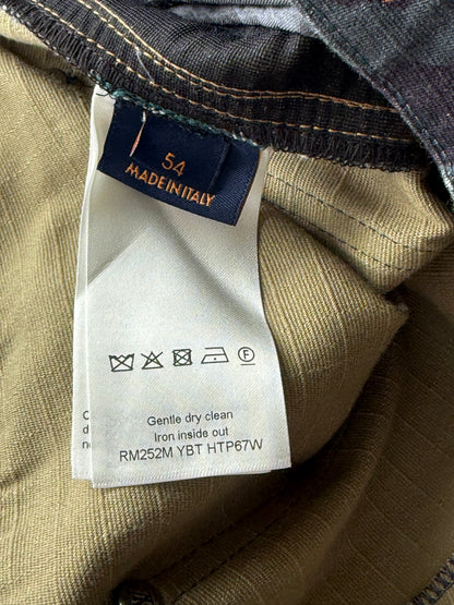 Louis Vuitton Navy & Orange Camouflage Carpenter Shorts