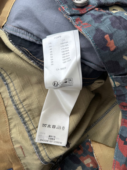 Louis Vuitton Navy & Orange Camouflage Carpenter Shorts