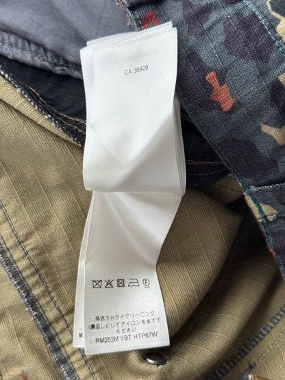 Louis Vuitton Navy & Orange Camouflage Carpenter Shorts