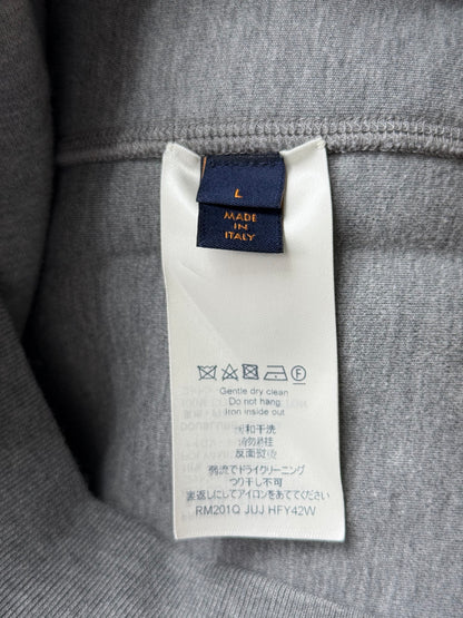 Louis Vuitton Grey Staples Zip Up Hoodie