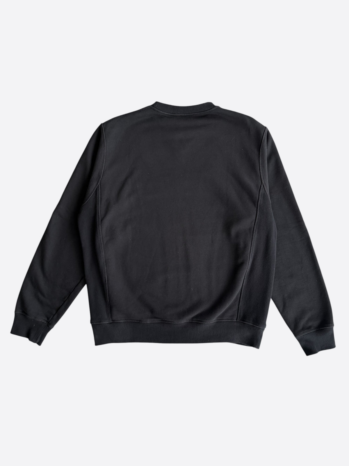 Dior Black & White Heart CD Embroidered Logo Sweater