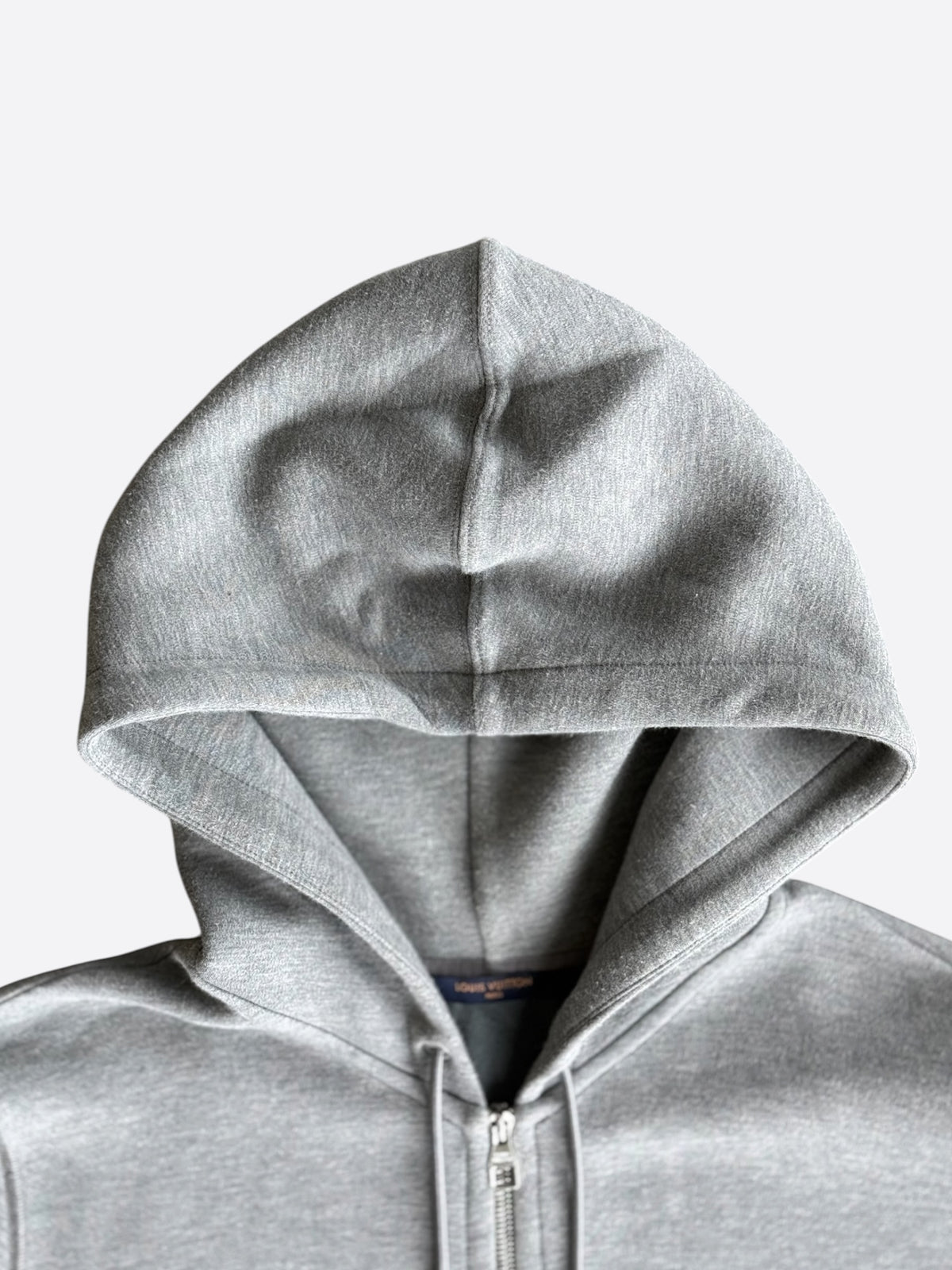 Louis Vuitton Grey Staples Zip Up Hoodie