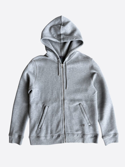 Louis Vuitton Grey Staples Zip Up Hoodie