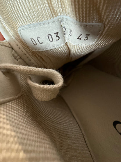 Dior White & Grey Oblique B27 Sneakers