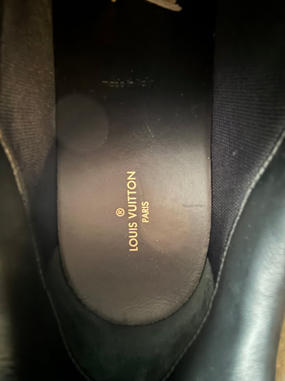 Louis Vuitton Black & Brown Monogram Runaway Sneakers