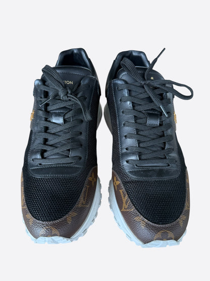 Louis Vuitton Black & Brown Monogram Runaway Sneakers