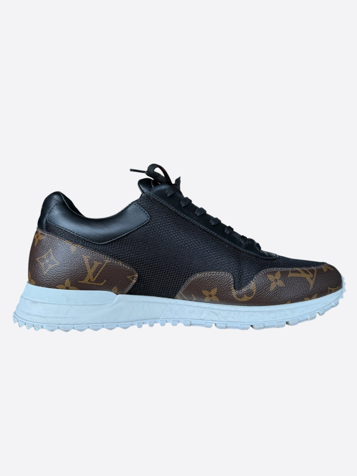 Louis Vuitton Black & Brown Monogram Runaway Sneakers