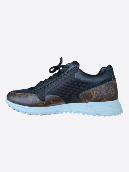 Louis Vuitton Black & Brown Monogram Runaway Sneakers