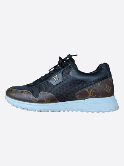 Louis Vuitton Black & Brown Monogram Runaway Sneakers