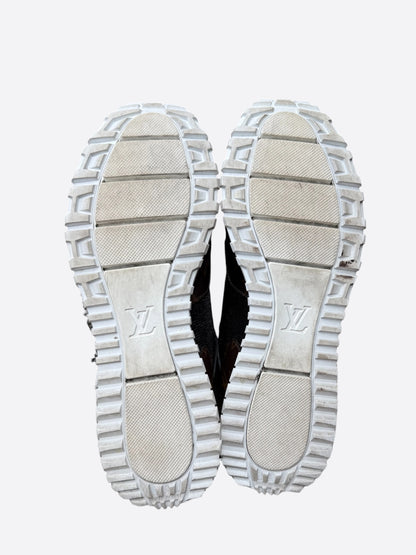 Louis Vuitton Black & Brown Monogram Runaway Sneakers