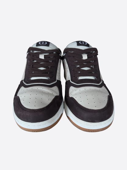 Dior Brown & White Oblique B27 Sneakers