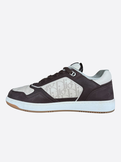 Dior Brown & White Oblique B27 Sneakers