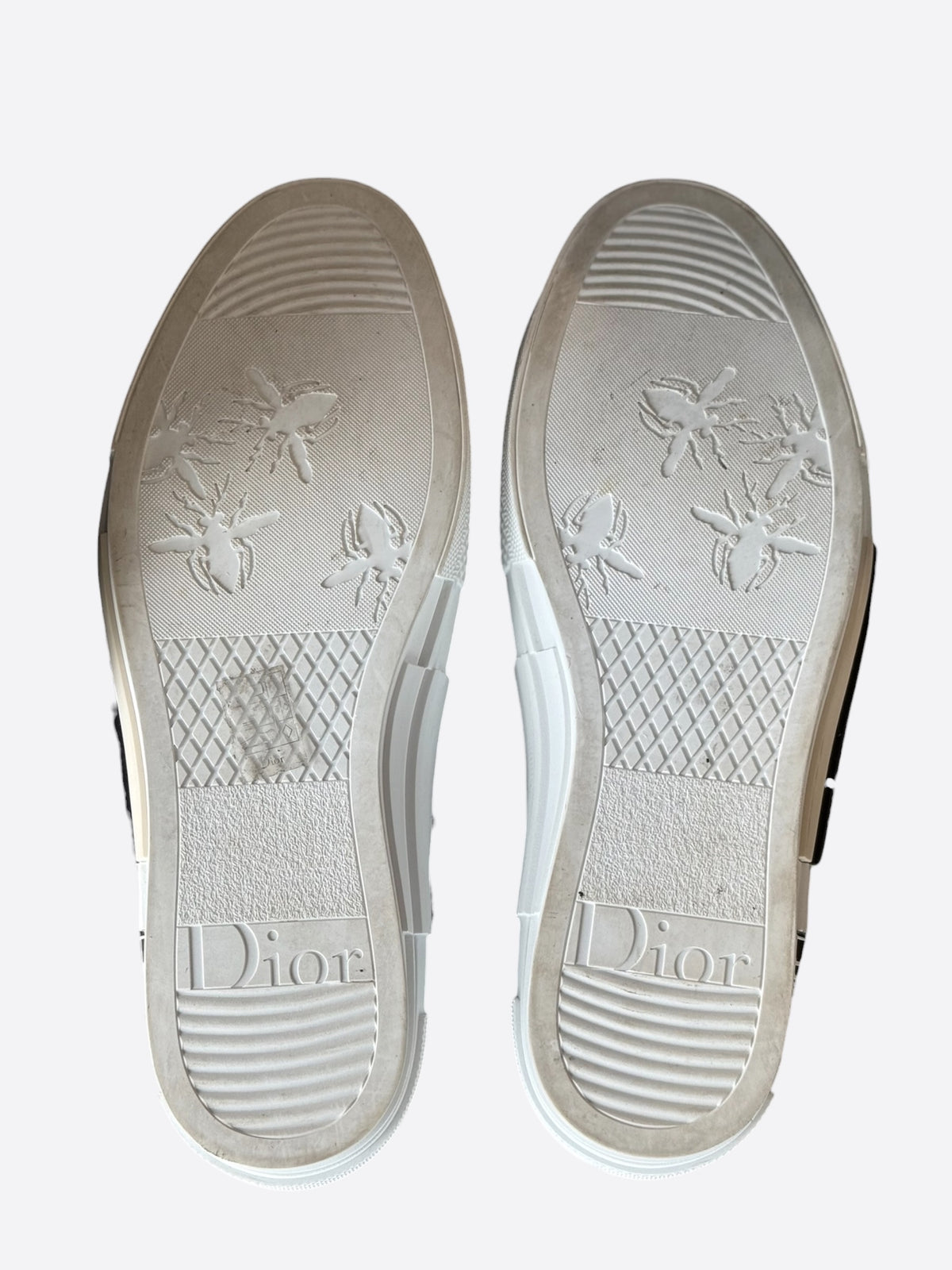 Dior Grey & White CD Diamond B23 Sneakers