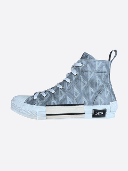 Dior Grey & White CD Diamond B23 Sneakers