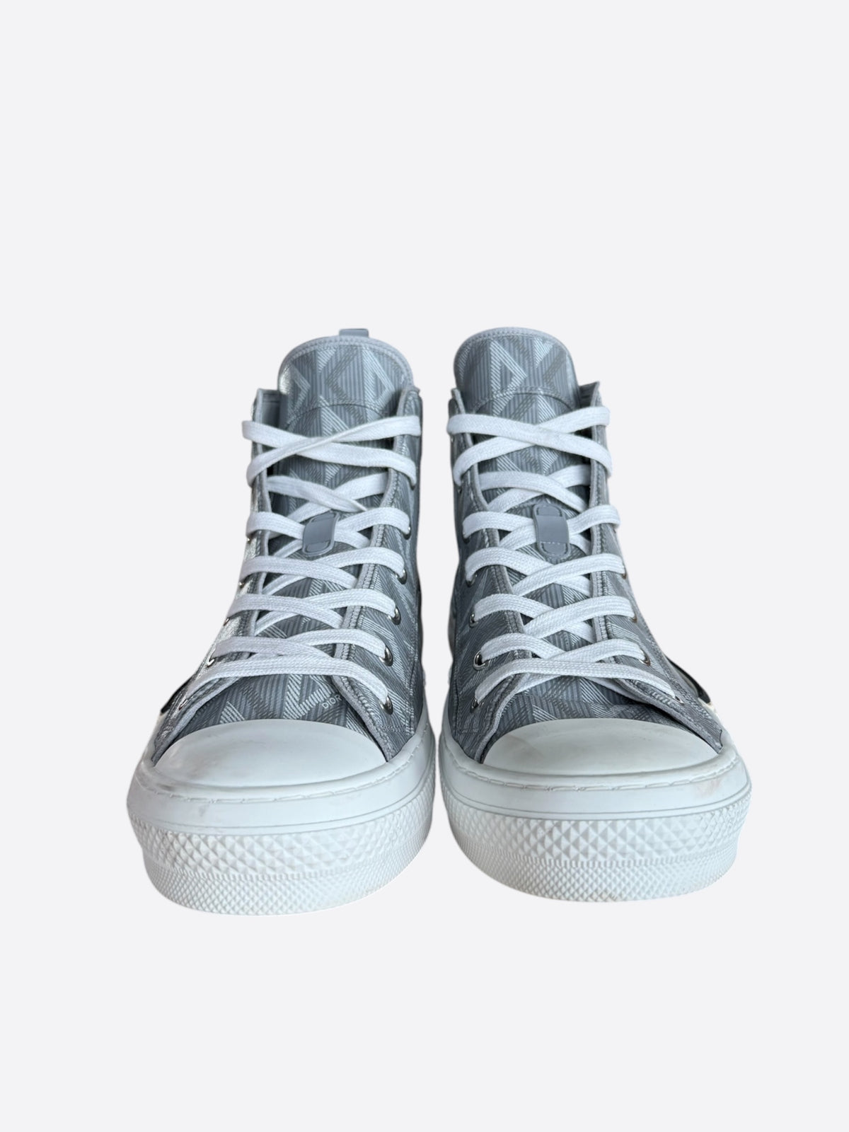 Dior Grey & White CD Diamond B23 Sneakers